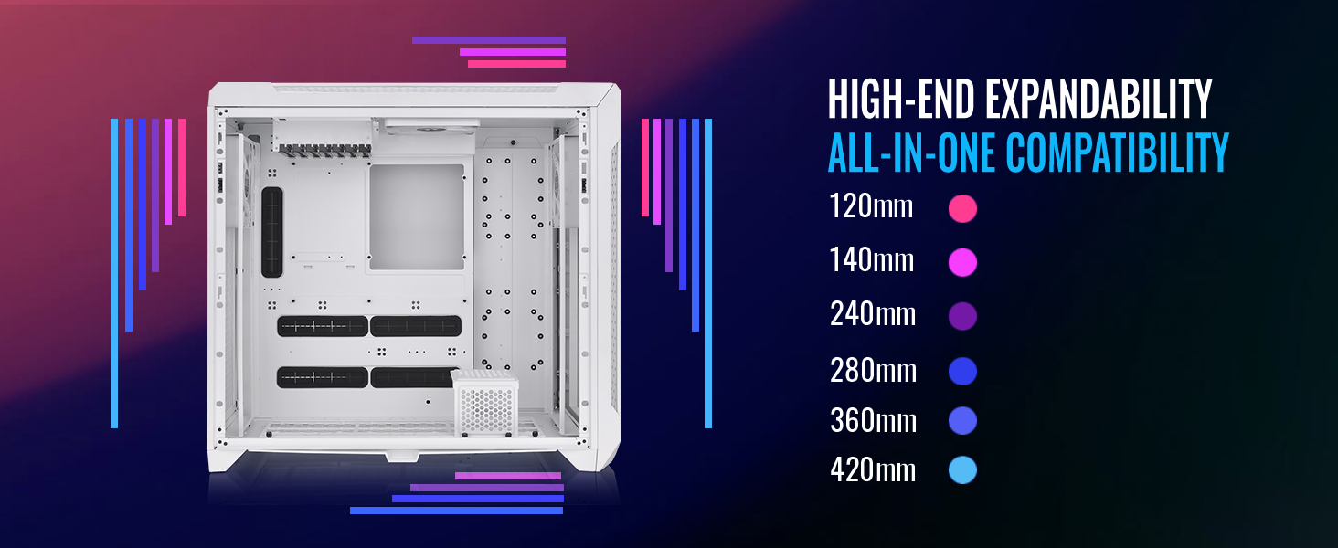 Thermaltake Cte C Air Snow E Atx Full Tower With Centralized Thermal